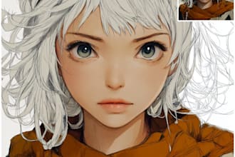 make a anime character