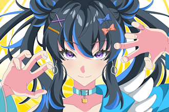 do a anime character for pfp oc vtuber