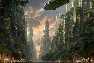 draw sci fi illustration and sci fi sci fi illustration