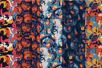 design modern abstract seamless repeat pattern designs