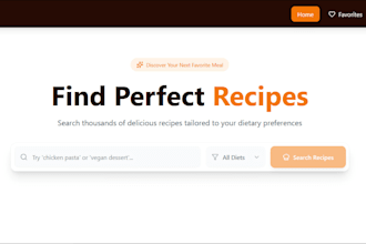 develop a high performance react landing page