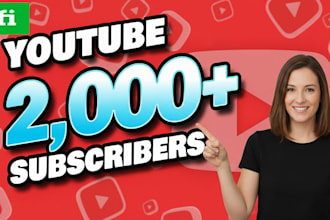 guarantee youtube channel promotion 2,000 for more subscriptions