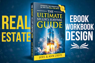 design high converting real estate ebooks, workbook and pdf