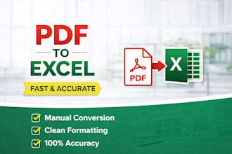 professionally convert PDF to editable excel spreadsheet