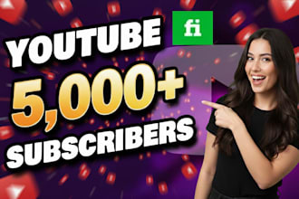 expand 5,000 youtube followers very high quality