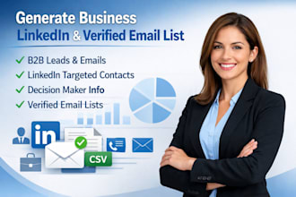 generate business linkedin and verified email leads