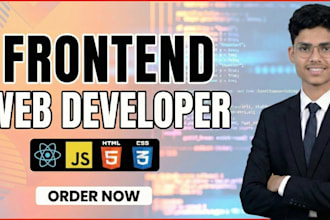 build a modern, responsive frontend websites using react, tailwindcss, animation
