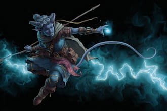 dnd character art and dnd character art