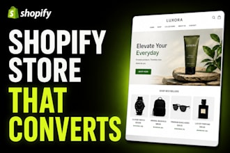 create a high converting shopify store
