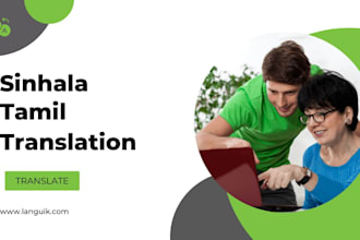 professionally translate english tamil and sinhala