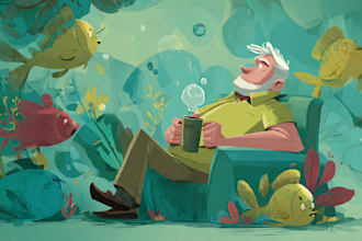 draw cartoon illustration art