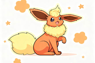 create a cute fake pokemon