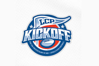 design unique kickoff party logo