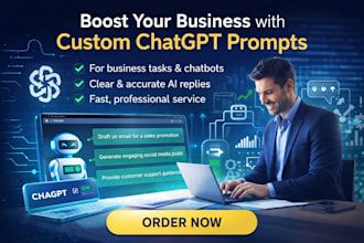 create custom chatgpt prompts for chatbots or businesses