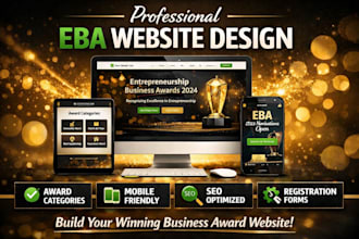 create a modern eba entrepreneurship business website
