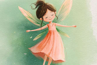 illustrate children story book illustration and comic book illustration
