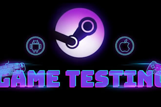 test and review your game or app