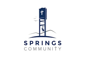 create a professional christian church or ministry logo