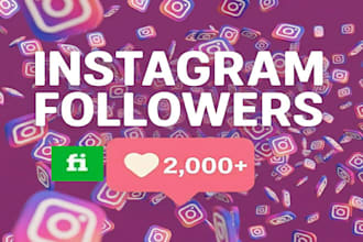 instantly get 2000 real instagram followers