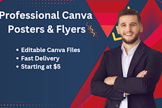 design professional canva posters and flyers
