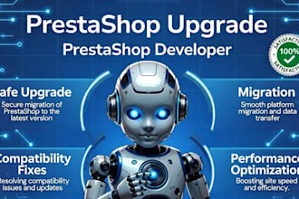 upgrade prestashop to latest version, migrate data and fix errors