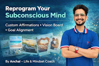 create powerful affirmations and vision board for your goals