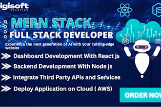 be your reactjs and nodejs full stack developer