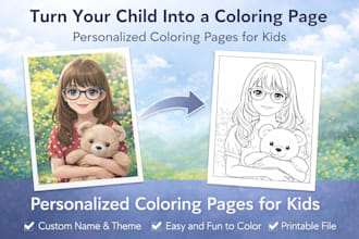 turn your child into a cartoon character