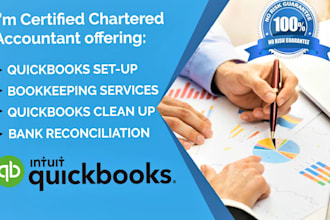 do bookkeeping, setup, clean up, bank reconciliation