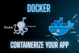 dockerize your application and create docker compose files