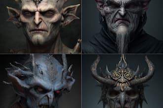fantasy horror and fantasy horror character