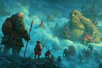 draw a fantasy illustration for you