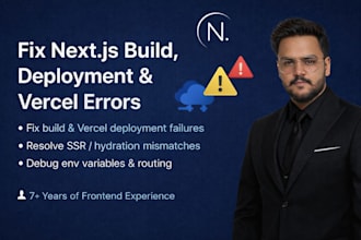 fix nextjs build vercel deployment errors