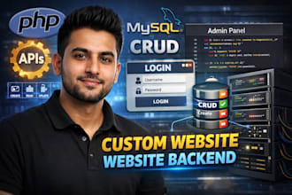 create a PHP mysql website or fix bugs professionally
