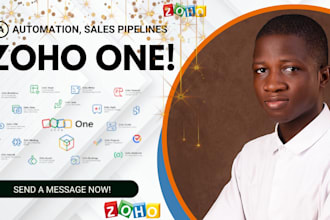 setup zoho one with zoho crm, books, desk, automation, and integrations