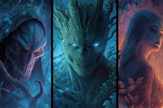 fantasy horror and fantasy horror character