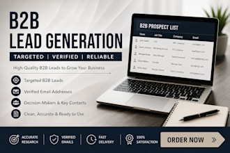 provide targeted b2b email leads and prospect lists