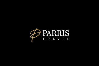 create a modern luxury travel agency logo design