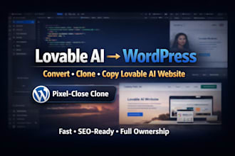 convert lovable ai to wordpress clone lovable ai website copy lovable ai website