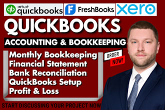 do accounting setup and clean up bookkeeping using online quickbooks wave zero