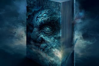 design fantasy, sci fi, horror and dystopian book cover art