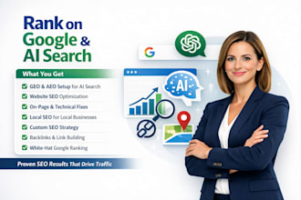 rank your website on google and ai search using GEO, aeo and ai SEO