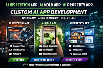 develop an ai inspection app, ai mold detection app, ai property app