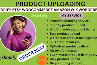 upload products with optimized images alt text titles and gallery setup