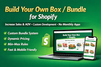 build a custom bundle for shopify