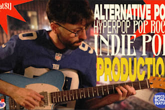 be your pop rock, indie pop, hyperpop music producer