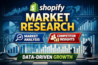 do market research and competitor analysis for your shopify store