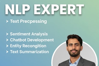 develop nlp and text processing solutions for your business