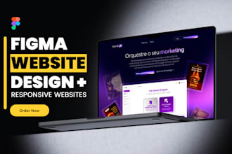 do web design or website mockup design in figma, PSD or xd