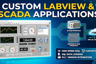 build custom labview applications and scada dashboards